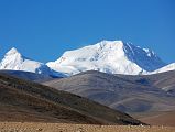 03 Phola Gangchen And Shishapangma From Between Friendship Highway And Shishapangma Checkpoint Phola Gangchen (7661m) and Shishapangma (8012m) came into view after we turned off the Friendship Highway and started driving west.